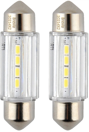 Лампа светодиодная Brevia S-Power C5W (C10W) T11x36 180Lm 4x2835SMD 12V CANbus 2 шт (10214X2) - изображение 4