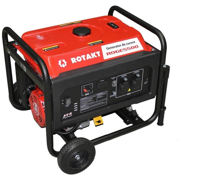 Бензиновый генератор ROTAKT ROGE5500 AVR 5,5 кВт с медной обмоткой .