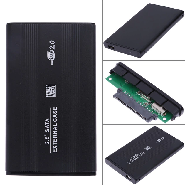 Кишеня для HDD 2.5" SATA USB 2.0 зовнішня чорний (DC4344) - Фото 2 Кишеня для HDD 2.5" SATA USB 2.0 зовнішня чорний (DC4344) - зображення 2
