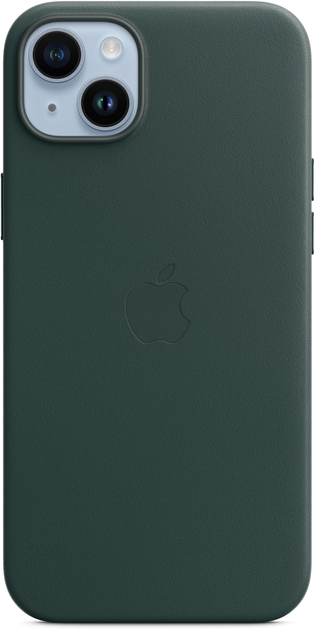 Etui Apple MagSafe Leather Case do Apple iPhone 14 Plus Forest Green (MPPA3) - obraz 1