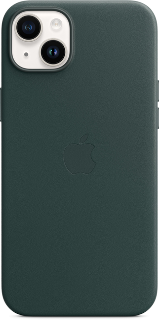 Etui Apple MagSafe Leather Case do Apple iPhone 14 Plus Forest Green (MPPA3) - obraz 4