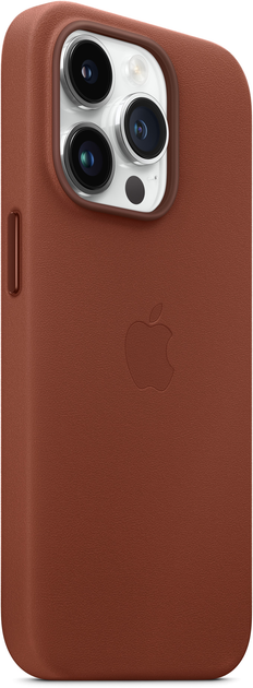 Etui Apple MagSafe Leather Case do Apple iPhone 14 Pro Umber (MPPK3) - obraz 3