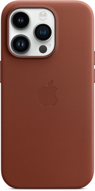 Etui Apple MagSafe Leather Case do Apple iPhone 14 Pro Umber (MPPK3) - obraz 5
