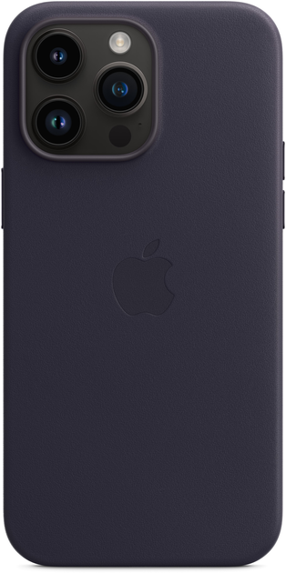 Etui Apple MagSafe Leather Case do Apple iPhone 14 Pro Max Ink (MPPP3) - obraz 4