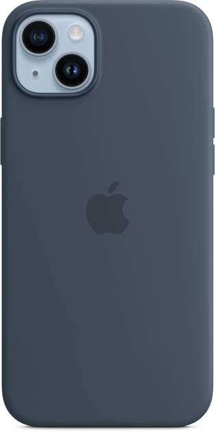 Etui Apple MagSafe Silicone Case do Apple iPhone 14 Plus Storm Blue (MPT53) - obraz 1