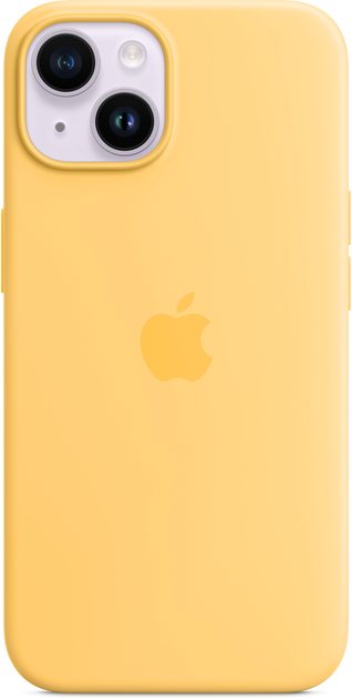Etui Apple MagSafe Silicone Case do Apple iPhone 14 Sunglow (MPT23) - obraz 4