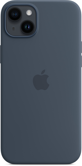 Etui Apple MagSafe Silicone Case do Apple iPhone 14 Plus Storm Blue (MPT53) - obraz 3