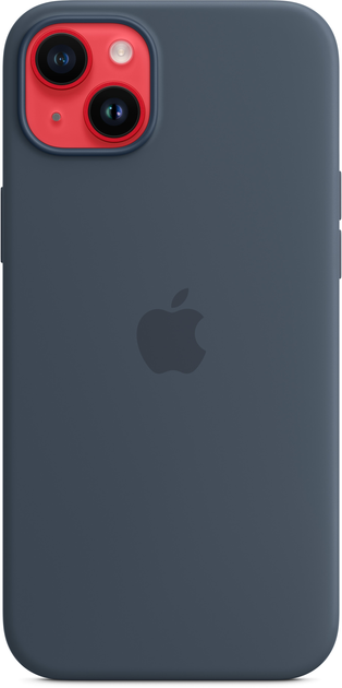 Etui Apple MagSafe Silicone Case do Apple iPhone 14 Plus Storm Blue (MPT53) - obraz 5