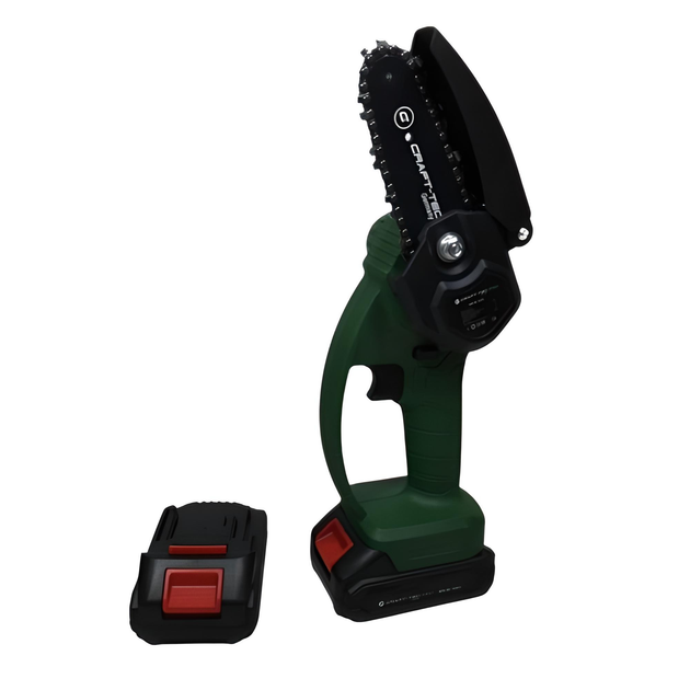 Аккумуляторная цепная мини-пила Craft-tec PRO EKS-10C (21V; 2 батареи ...