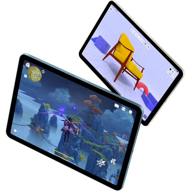 Tablet Apple iPad Air 10.9" M1 Wi-Fi 64GB Blue (MM9E3) - obraz 4