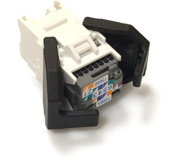 Модуль Corning RJ45 UTP кат. 5e самозажимной KeyStone Белый (FQ100020723) - изображение 3