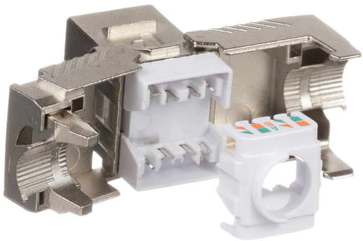 Модуль Panduit RJ45 FTP кат. 6А KeyStone (KJS6X88TC) - Фото 3 Модуль Panduit RJ45 FTP кат. 6А KeyStone (KJS6X88TC) - изображение 3