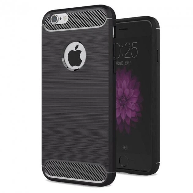 Противоударный чехол Fashion Case Urban для Apple iPhone SE 2020 Черный - Фото 1 Противоударный чехол Fashion Case Urban для Apple iPhone SE 2020 Черный - изображение 1