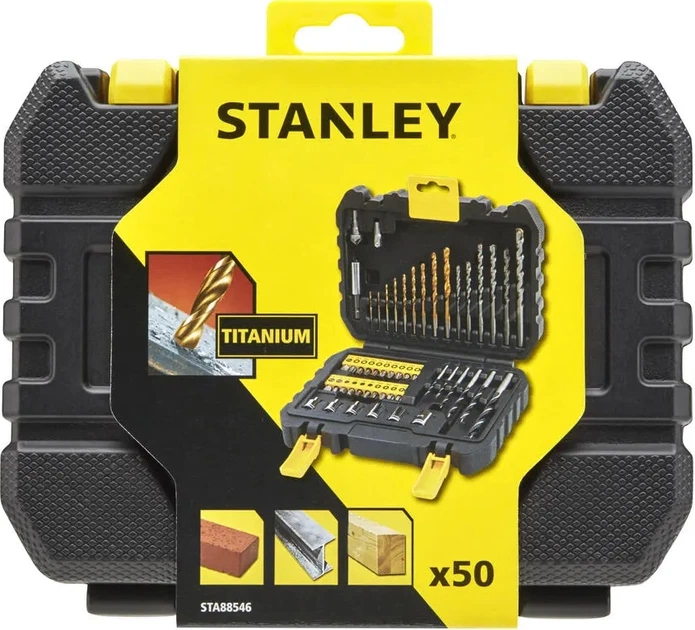Набір біт та свердл Stanley STA88546 - Фото 4 Набір біт та свердл Stanley STA88546 - зображення 4