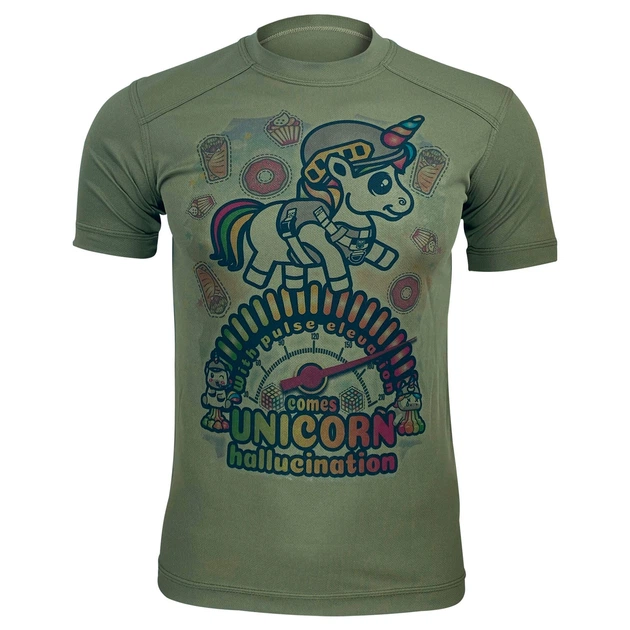 Футболка KRAMATAN Unicorn Олива M - Фото 1 Футболка KRAMATAN Unicorn Олива M - изображение 1