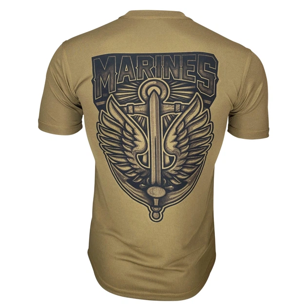 Футболка KRAMATAN Marines Койот S - изображение 2