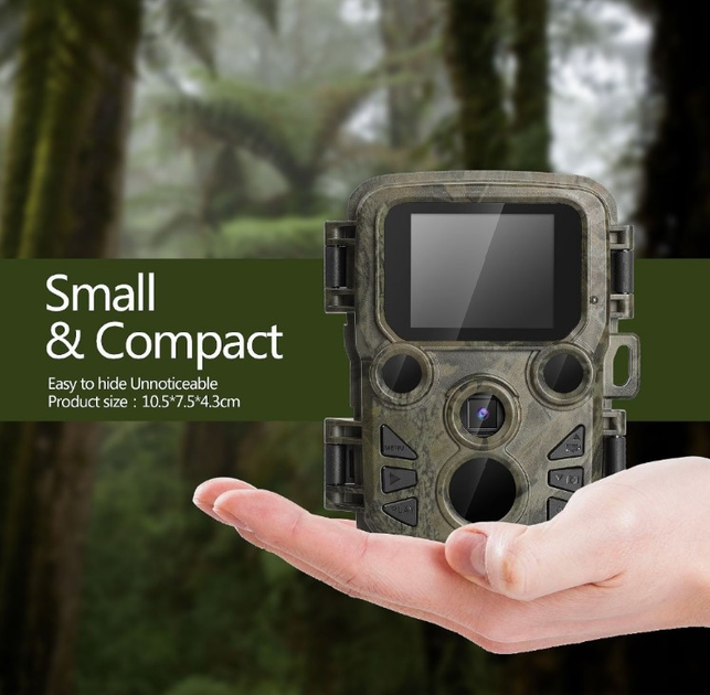 Фотоловушка Suntek mini301 камера наблюдения охотничья с экраном - изображение 4