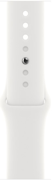 Smartwatch Apple Watch Series 8 GPS 45mm Silver Aluminium Case with White Sport Band (MP6N3) - obraz 3