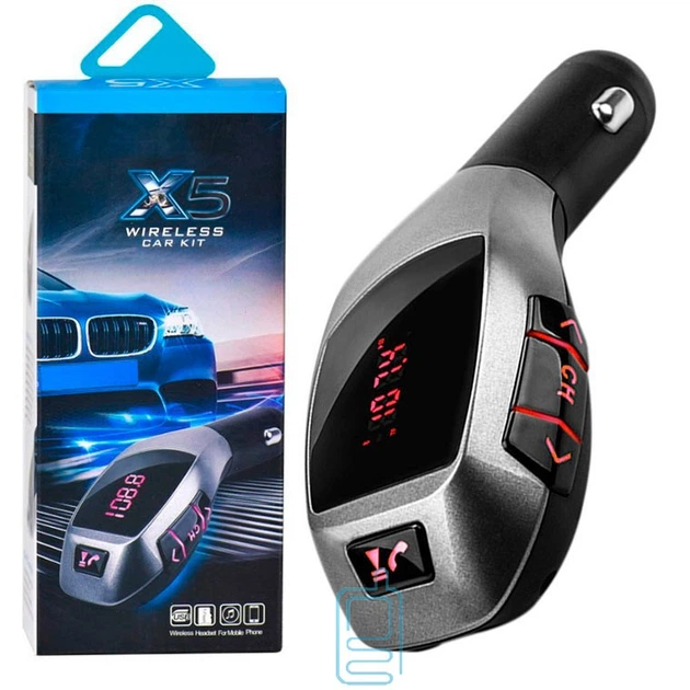 FM модулятор X5 Bluetooth для автомагнитолы - изображение 3
