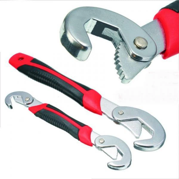 Универсальный гаечный ключ разводной 2 в 1 Snap N Grip Grey (77123) - изображение 3