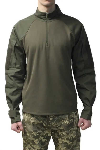 Рубашка тактическая военная ВСУ армейская Олива размер 56 - изображение 1