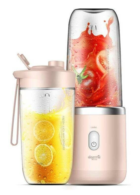 Портативный аккумуляторный фитнес-блендер Xiaomi Deerma Juice Cup DEM ...