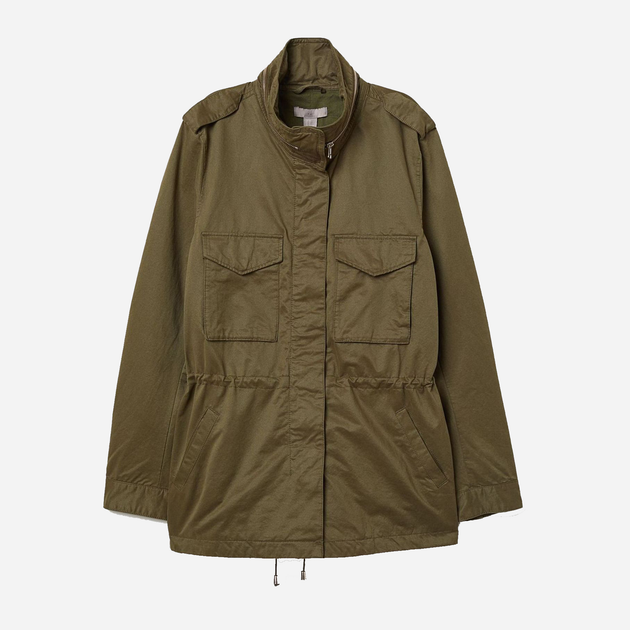 Ветровка женская H&M 2212-6522248 56 Хаки (hm00357059273) – в интернет ...