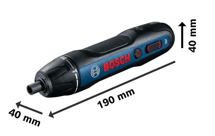 Электроотвертка аккумуляторная Bosch Professional GO 2, регулировка крутящего момента, 2 режима пуска: кнопка + нажимом, кейс (06019H2103) - изображение 4
