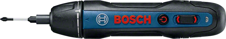 Электроотвертка аккумуляторная Bosch Professional GO 2, регулировка крутящего момента, 2 режима пуска: кнопка + нажимом, кейс (06019H2103) - изображение 10