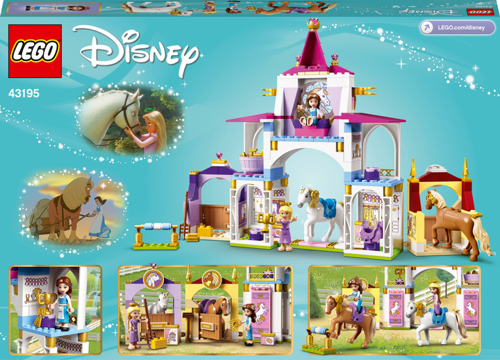 Zestaw klocków LEGO Disney Princess Królewskie stajnie Belli i Roszpunki 239 elementów (43195) - obraz 18