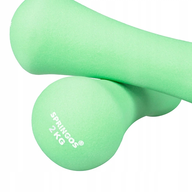 Гантели виниловые Springos 2 x 2 кг FA1040 - изображение 2