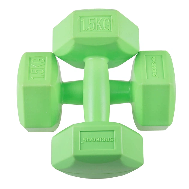 Гантели Springos Hex 2 x 1.5 кг FA1031 - изображение 2