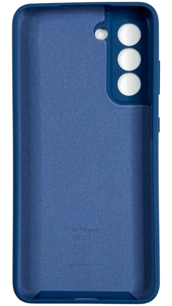Чохол Soft Case на Samsung Galaxy S21 FE синій - Фото 2 Чохол Soft Case на Samsung Galaxy S21 FE синій - зображення 2