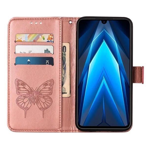 Чохол UniCase Butterfly Pattern для Tecno Pova Neo 2 (LG6n) - Rose Gold - Фото 2 Чохол UniCase Butterfly Pattern для Tecno Pova Neo 2 (LG6n) - Rose Gold - зображення 2