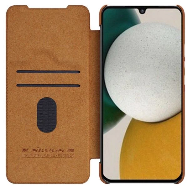 Чохол-книжка NILLKIN Qin Pro для Samsung Galaxy A54 (A546) - Brown - Фото 3 Чохол-книжка NILLKIN Qin Pro для Samsung Galaxy A54 (A546) - Brown - зображення 3