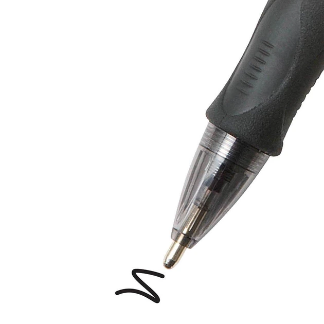 Ручка автоматична BIC Atlantis Velocity Bold (VLGB361-BLK) - Фото 2 Ручка автоматична BIC Atlantis Velocity Bold (VLGB361-BLK) - зображення 2