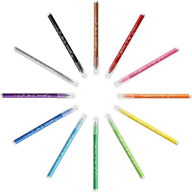 Набір змиваючих фломастерів BIC Kids Kid Couleur 12 штук. (920293) (B00008D0TQ) - изображение 4