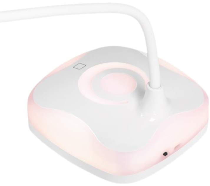 Lampa stołowa Activejet CLASSIC PLUS 7W 250lm 6000K 5V USB z baterią 1000mAh biała - obraz 3