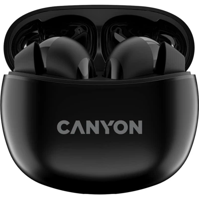 Наушники Canyon TWS-5 Black (CNS-TWS5B) - Фото 1 Наушники Canyon TWS-5 Black (CNS-TWS5B) - изображение 1