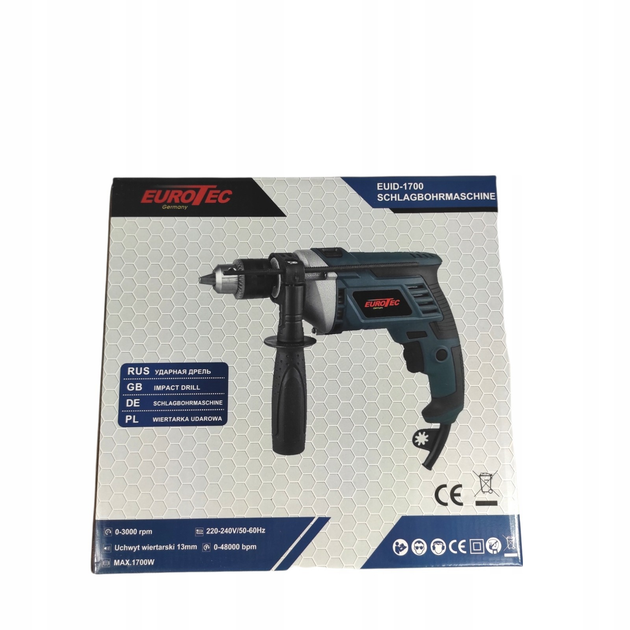 Перфоратор Eurotec 1700 Вт - изображение 14