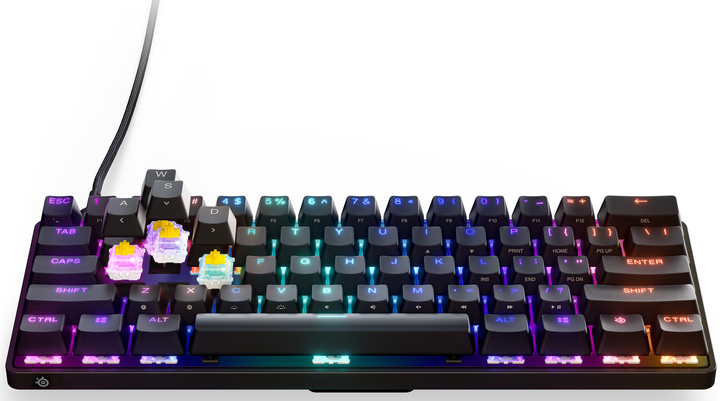 （りょー）apex9mini Клавіатура дротова SteelSeries Apex 9 mini Black (SS64837