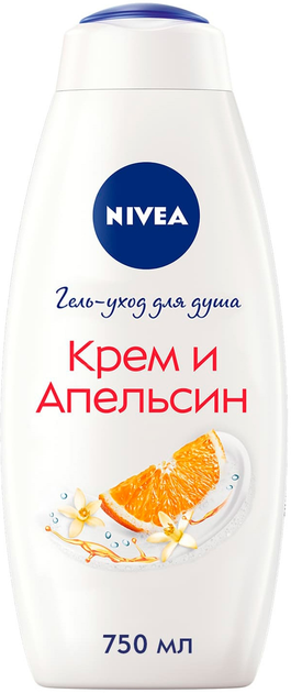 Гель для душа "Крем и Апельсин" с экстрактом бамбука Nivea 750ml ...
