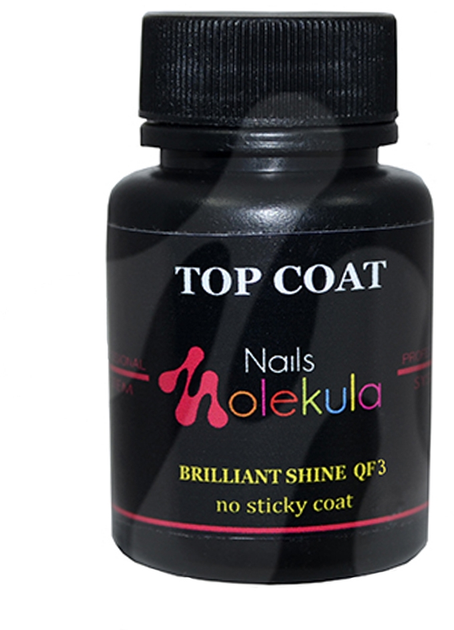 Топ для геля и гель-лака Nails Molekula Top Coat QF3 Gel System & Gel ...