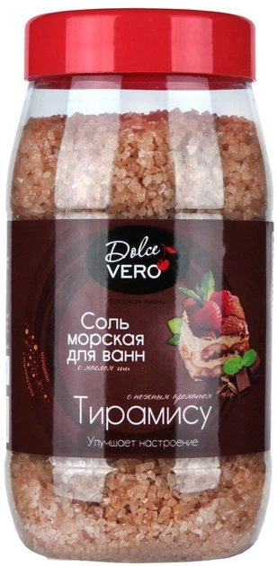 Соль для ванн Тирамису Dolce Vero 550g (490692-520347-2) - Фото 1 Соль для ванн Тирамису Dolce Vero 550g (490692-520347-2) - изображение 1