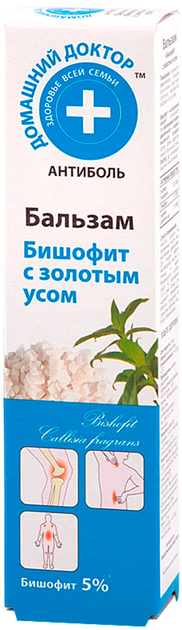 Бальзам "Бішофіт із золотим вусом" Домашній Лікар 42ml (404333-510742-2) - зображення 1