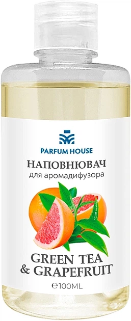 Наполнитель для диффузора "Зеленый чай и Грейпфрут" Parfum House Green Tea & Grapefruit 100ml (100ml) (911757-834559-2) - Фото 1 Наполнитель для диффузора "Зеленый чай и Грейпфрут" Parfum House Green Tea & Grapefruit 100ml (100ml) (911757-834559-2) - изображение 1