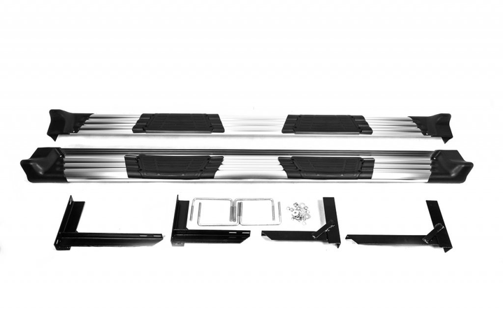 Боковые трубы B53T1930 (2 шт., нерж) для Mitsubishi L200 2006-2015 гг - изображение 1