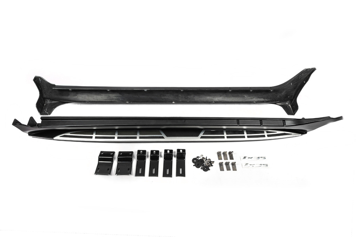 Боковые пороги Libao OEM V3 (2 шт, пластик) для Hyundai IX-35 2010-2015 гг - изображение 1