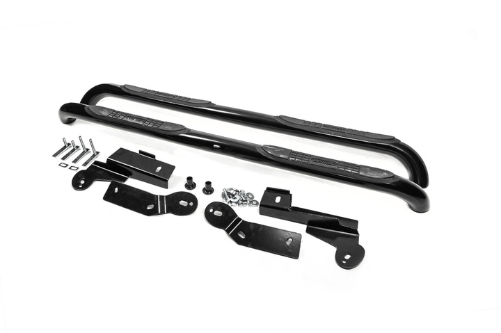 Боковые трубы для длинной базы L 169,5 (2 шт, черные) для Toyota Rav 4 2006-2013 гг - изображение 2