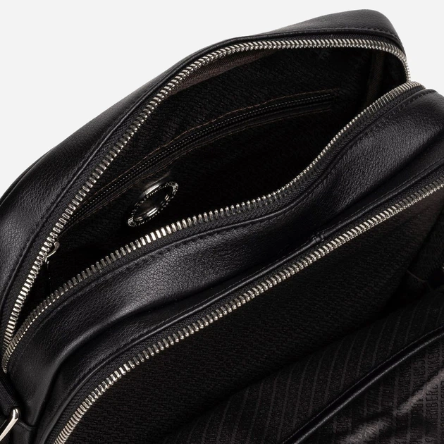 Сумка-планшет чоловіча шкіряна Bikkembergs Bannon BKBO00049M Black (8052579029779) - зображення 3